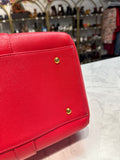 MCM Pink Satchel, 15.5"x9"x7.5"