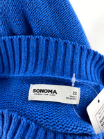Sonoma Blue Sweater, 2X