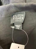 Eileen Fisher Black Sheer Top, S Petite
