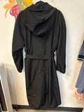 London Fog Black Trench Coat Jacket, 18W