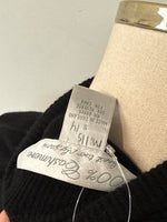 100% Cashmere Black Sweater, S