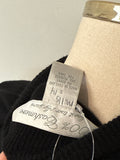100% Cashmere Black Sweater, S