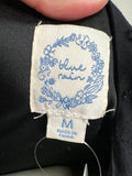 Blue Rain Black Dress, M
