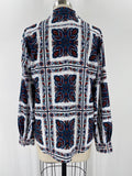 Tommy Hilfiger Blue/White Top, M