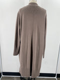New Athleta Brown Spirit Refined Wool Cashmere Wrap Sweater, L (retail $199)
