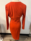 Chaps Orange Dress, 6