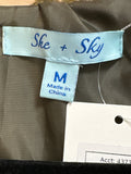 She + Sky Green Vest, M