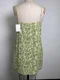 Monteau Green Linen Dress, M