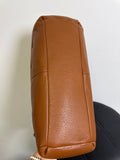 New Coach Brown Leather Phoebe Crossbody Bag, 12"x11"