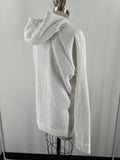 Adidas White Hoodie Sweatshirt, XL