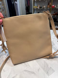 Anne Klein Tan Crossbody Bag, 8.5"x8.5"