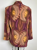 Aliki Yamani Creations 100% Silk Jacket, M