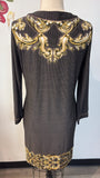 BCBGMaxAzria Brown Dress, M