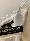 New Papermoon White Carrie Mini Dress, M