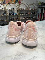APL Coral/Cream TechLoom Breeze Knit Running Shoes, 7.5 (retail $245)