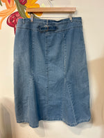 CJ Banks Denim Skirt, 16W