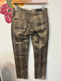 Rock & Republic Snake Print Jeans, 8