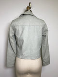 New Lauren Conrad Green Faux Leather Jacket, XS