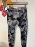 Nike Gray Print Athletic Leggings, S