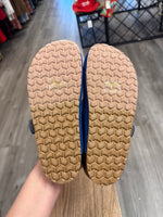 Chase & Chloe Blue Clogs, 5.5