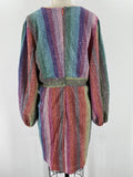 Eva Mendes Multicolor Dress, XL