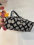 Coach Black Style 17020 Shoulder Bag, 14"x9"