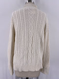 Chaps Ivory Sweater, XL