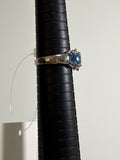 JTV Lab Created Spinel Rhodium over Sterling Silver Ring, 10