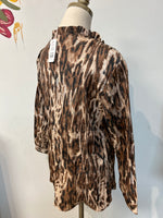 New Harve Benard Animal Print Jacket, XL