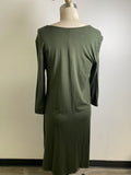 Garnet Hill Green Dress, M