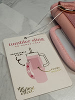 New The Darling Effect Pink Tumbler Sling