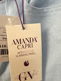New Gloria Vanderbilt Blue Capri Jeans, 8