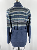 Sonoma Blue Belted Cardigan, S