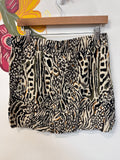 Royalty Animal Print Skort Skirt, M