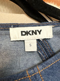 DKNY Blue Top, S