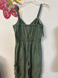 Universal Thread Green 28" Inseam Overalls, XS