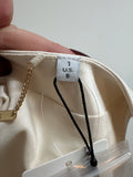New Chico's English Cream Sateen Vest, M
