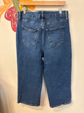 Boden Wide Leg Cropped 23" Inseam Jeans, 14