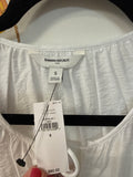 New Banana Republic White Tie Front Top, S