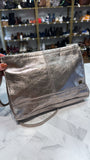 The Sak Metallic Leather Crossbody Bag, 10"x7"
