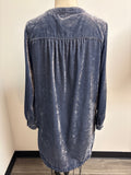 Anthropologie Crushed Velvet Dress, XS