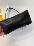 Coach Black Leather Handbag, 8"x5"