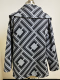 Liz Claiborne Gray/Black Jacket, L