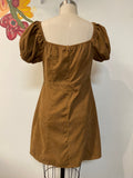 Lena Brown Dress, L