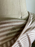 Garnet Hill Stripe Organic Cotton/Tencel Top, L