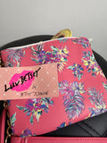 New Betsey Johnson Pink Crossbody Bag, 7"x6"