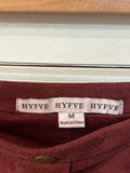 Hyfve Burgundy Skirt, M