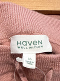 Haven Well Within Pink 100% Cashmere Shorts, XS