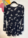 Honey Punch Blue Romper, S