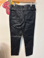 White House Black Market High Rise Slim Ankle Belted Jeans, 8